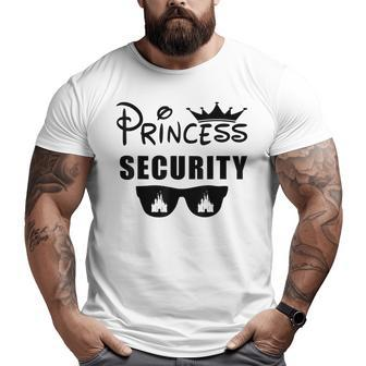 Dad Princess Security Halloween Costume Big and Tall Men T-shirt | Mazezy UK