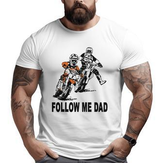 Father & Son Motocross Dirt Bike Kids Mx Big and Tall Men T-shirt | Mazezy DE