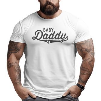 First Time New Dad Expectant Father Baby Daddy Big and Tall Men T-shirt | Mazezy