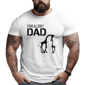 Food Allergy Dad Father's Day Big and Tall Men T-shirt | Mazezy