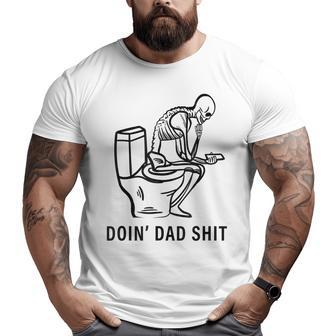Skeleton Doin Dad Funk Best Dad Fathers Day Big and Tall Men T-shirt | Mazezy