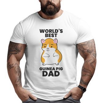 Guinea Pig Papa World's Best Guinea Pig Dad Big and Tall Men T-shirt | Mazezy