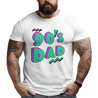 Mens 90'S Dad For Men 1990'S Father's Day For Guys Big and Tall Men T-shirt | Mazezy
