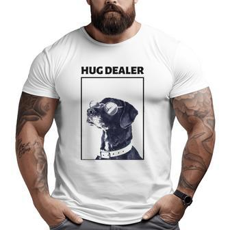 Mens Black Lab Labrador Dad Labrador Lover Owner Big and Tall Men T-shirt | Mazezy