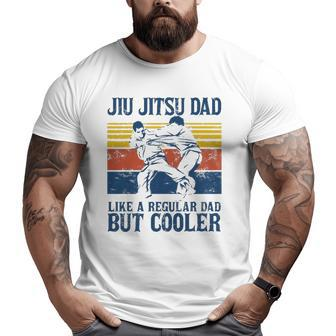 Mens Father’S Day Jiu Jitsu Dad Training Father Vintage Big and Tall Men T-shirt | Mazezy CA