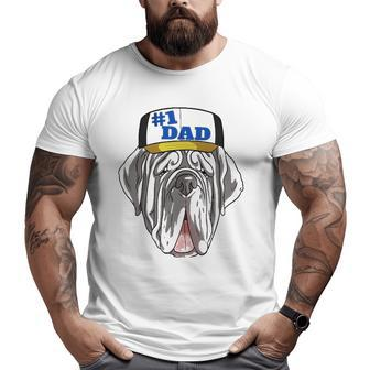 Neapolitan Mastiff 1 Dad Father's Day Big and Tall Men T-shirt | Mazezy