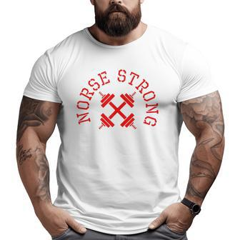Norse Strong Scandinavian Fitness Weight Lifting Tank Top Big and Tall Men T-shirt | Mazezy