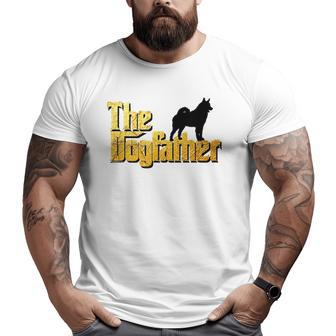 Norwegian Elkhound Norwegian Elkhound Big and Tall Men T-shirt | Mazezy