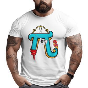 Pi Day Pirate Pi Day Math Big and Tall Men T-shirt | Mazezy
