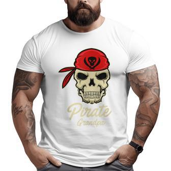Pirate Grandpa Halloween Captain Big and Tall Men T-shirt | Mazezy UK