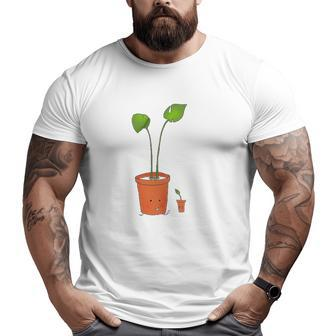 Plant Papa Gardening Lover Father's Day Big and Tall Men T-shirt | Mazezy