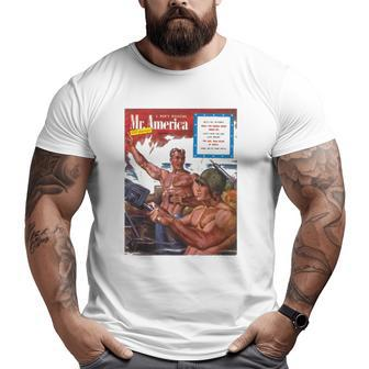 Pulp Librarian A Man's Magazine Mr America Hang On To Your Teeth Big and Tall Men T-shirt | Mazezy