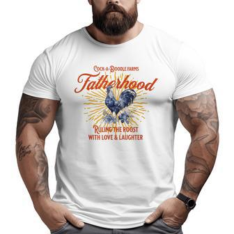 Rooster Fatherhood Father's Day For Dad Big and Tall Men T-shirt | Mazezy