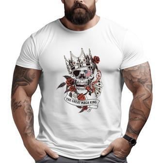 Skull The Great Maga King Big and Tall Men T-shirt | Mazezy