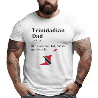 Trinidad And Tobago Pride Flag Dad Fathers Day Father Trini Big and Tall Men T-shirt | Mazezy DE
