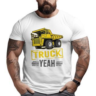 Truck Yeah Haul Truck Driver Backside Big and Tall Men T-shirt | Mazezy