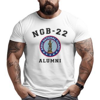 Us Army National Guard Veteran Ngb22 American Military Big and Tall Men T-shirt | Mazezy