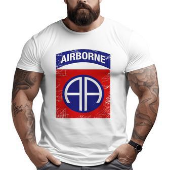 Us Army Original 82Nd Airborne Army Big and Tall Men T-shirt | Mazezy