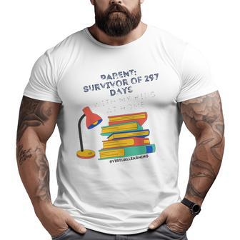 Virtual Teaching Parents Edition I Survived Learning Big and Tall Men T-shirt | Mazezy