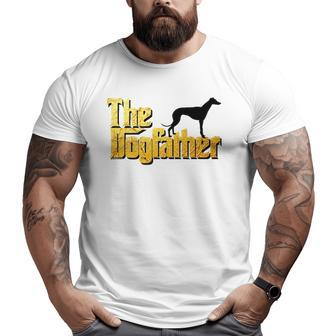 Whippet Whippet The Dogfather Big and Tall Men T-shirt | Mazezy