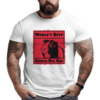 World's Best Guinea Pig Dad Big and Tall Men T-shirt | Mazezy