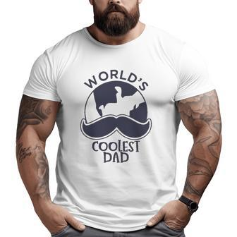 World's Coolest Dad Happy Father's Day Big and Tall Men T-shirt | Mazezy