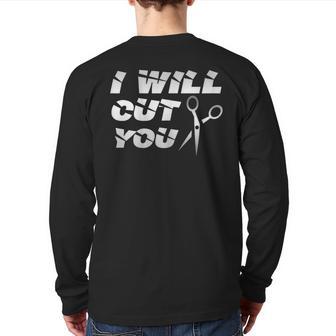 2018 Cosmetology Graduation Makeup Artists Hair Back Print Long Sleeve T-shirt - Monsterry UK