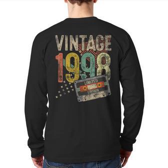 25 Year Old Vintage 1998 Limited Edition 25Th Birthday Back Print Long Sleeve T-shirt - Monsterry DE