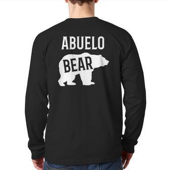 Abuelo Bear For Spanish Grandfather Back Print Long Sleeve T-shirt | Mazezy