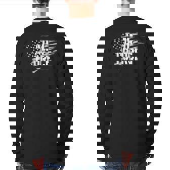 Air Force Memorial Day Veterans Day 4Th Of July Military Back Print Long Sleeve T-shirt | Mazezy