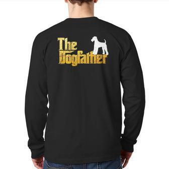 Airedale Terrier Airedale Terrier Back Print Long Sleeve T-shirt | Mazezy