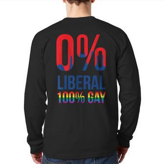 Anti Liberal Lgbt Gay Cool Pro Republicans Back Print Long Sleeve T-shirt - Monsterry DE