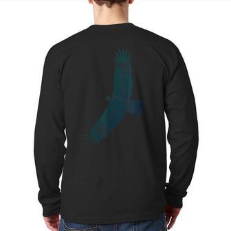 Bird Of Prey Falconry Back Print Long Sleeve T-shirt - Monsterry DE