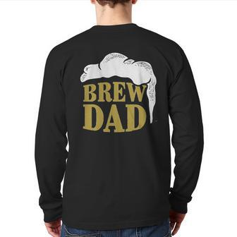 Brew Dad Micro Brew Back Print Long Sleeve T-shirt | Mazezy