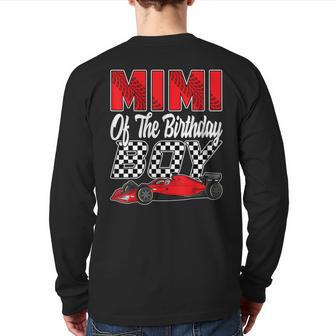 Car Racing Mimi Of The Birthday Boy Formula Race Car Back Print Long Sleeve T-shirt - Monsterry UK