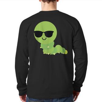 Caterpillar Sunglasses Insect Bug Back Print Long Sleeve T-shirt - Monsterry DE