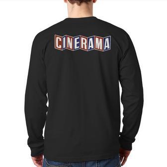 Cinerama Vintage Retro Movie Theatre Los Angeles Back Print Long Sleeve T-shirt - Monsterry DE