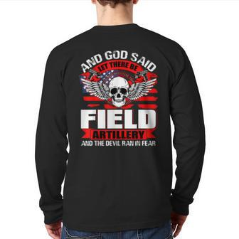 Cool Field Artillery T Proud To Be A Veteran T Back Print Long Sleeve T-shirt | Mazezy