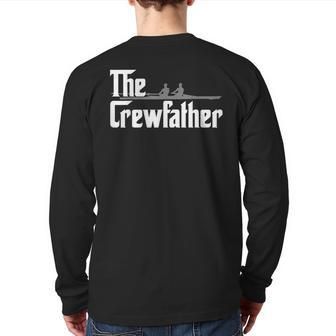 The Crew Father Rowing Rowers Back Print Long Sleeve T-shirt | Mazezy