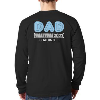 Dad Est 2022 Loading Future New Daddy Baby Father's Day Back Print Long Sleeve T-shirt | Mazezy DE