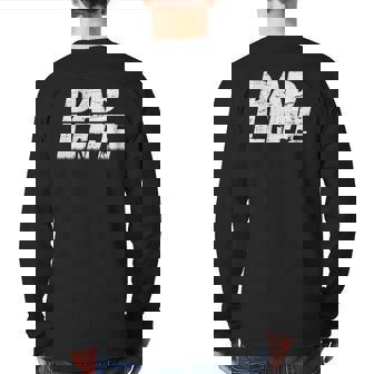 Dad Life Hunting Deer Elk Buck Gun Hunter Daddy Men Back Print Long Sleeve T-shirt | Mazezy