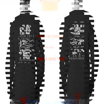 Dad You’Ve Always Been Back Print Long Sleeve T-shirt | Mazezy