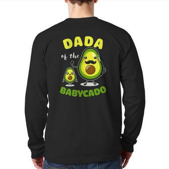 Dada Of The Babycado Avocado Family Matching Back Print Long Sleeve T-shirt | Mazezy