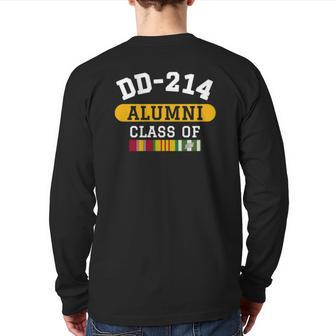 Dd-214 Alumni Class Of Vietnam Veteran Pride Back Print Long Sleeve T-shirt | Mazezy