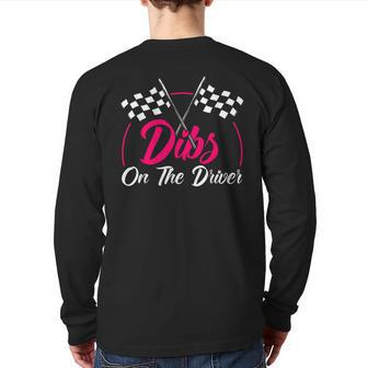 Dibs On The Driver Drag Racer Race Car Back Print Long Sleeve T-shirt - Monsterry DE