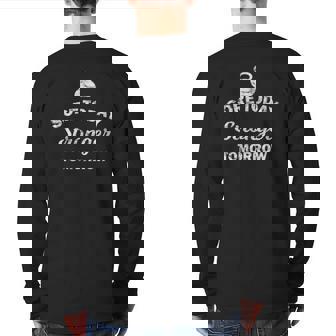Distressed Sore Today Stronger Tomorrow Back Print Long Sleeve T-shirt | Mazezy