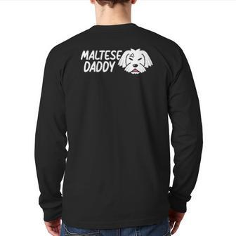 Dog Clothes For Maltese Dad Back Print Long Sleeve T-shirt | Mazezy CA