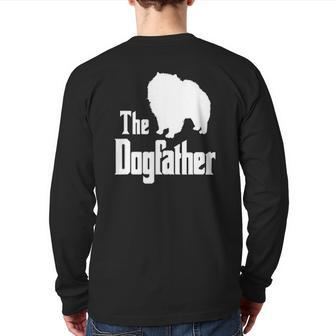 The Dogfather Dog Chow Chow Back Print Long Sleeve T-shirt | Mazezy