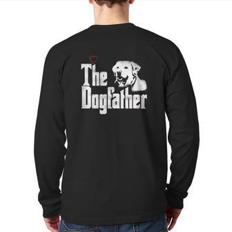 The Dogfather Labrador Dad Back Print Long Sleeve T-shirt | Mazezy