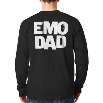 Emo Dad V2 Back Print Long Sleeve T-shirt | Mazezy